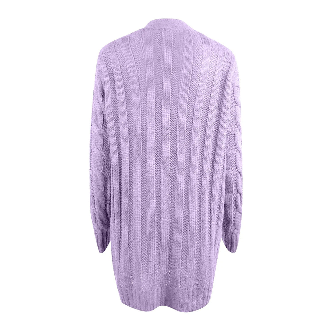 Esme | Relaxed Cable Knit Cardigan, Christmas Jumper for Women Layering Piece
