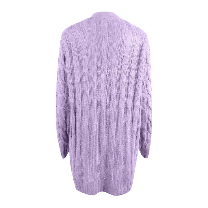 Esme | Relaxed Cable Knit Cardigan, Christmas Jumper for Women Layering Piece