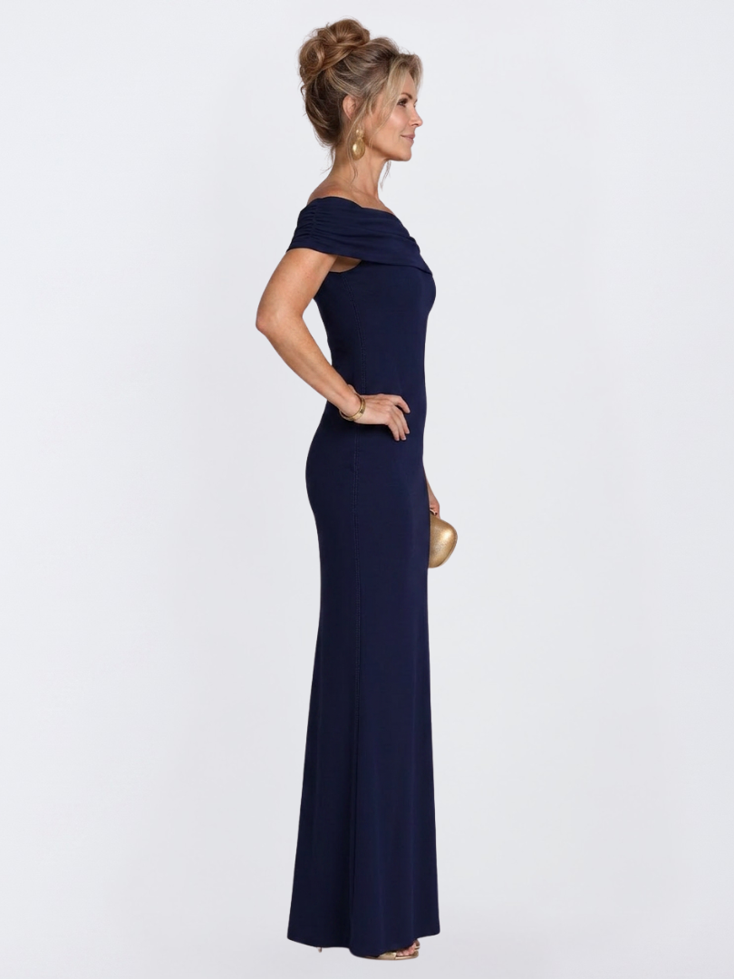 Esme | Sophisticated Off-Shoulder Bodycon Christmas Party Dress
