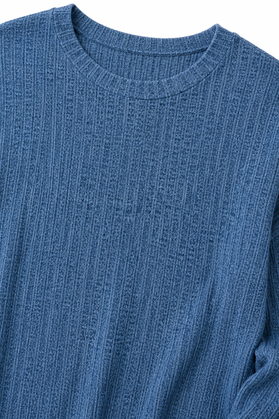Evelyn | Oversized Ribbed Crew Neck Womens Knit Jumper