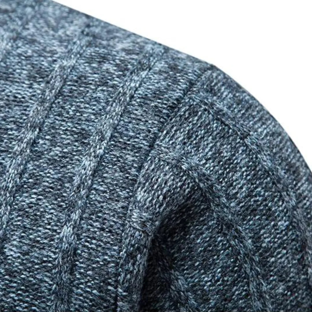 Finley | Stylish Quarter Zip Mens Jumper with Stand-Up Collar