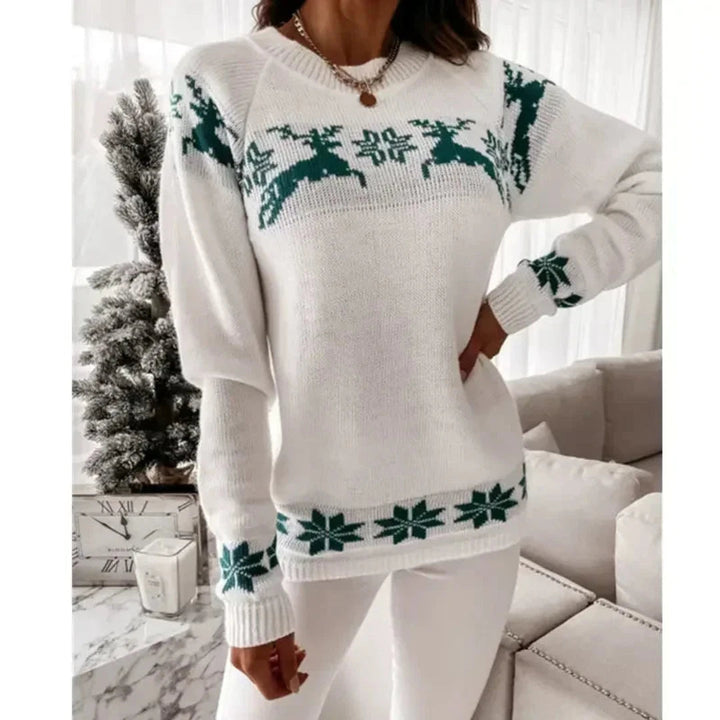 Florence | Graceful Reindeer Christmas Jumper for Women
