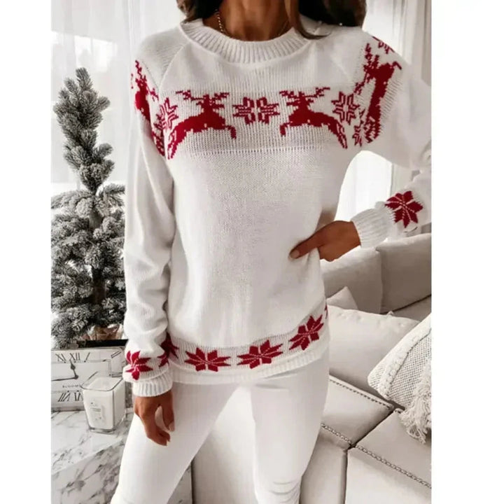 Florence | Graceful Reindeer Christmas Jumper for Women