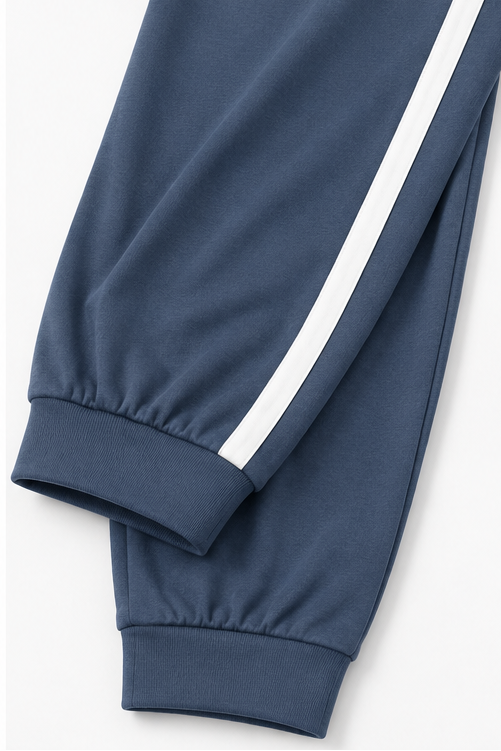Harper | Relaxed Stripe Trim Long Sleeve Ladies Pyjamas