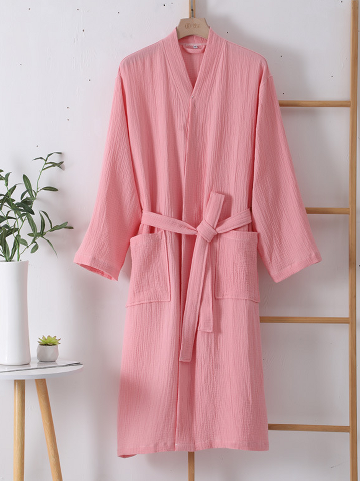Harriet | Cosy Textured Kimono Ladies Dressing Gowns
