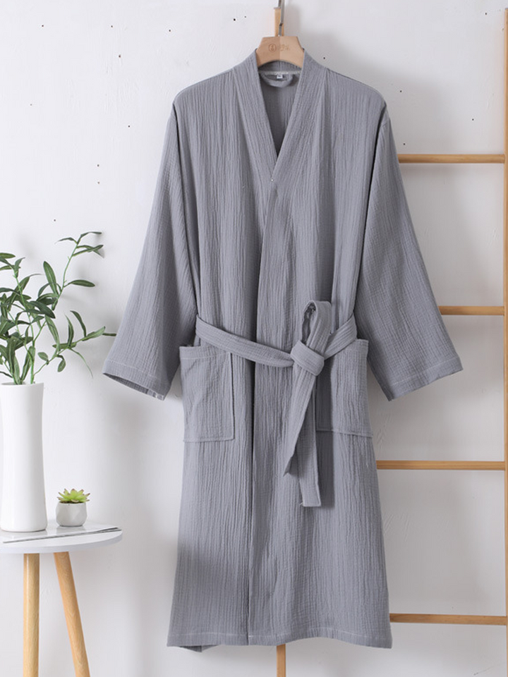 Harriet | Cosy Textured Kimono Ladies Dressing Gowns