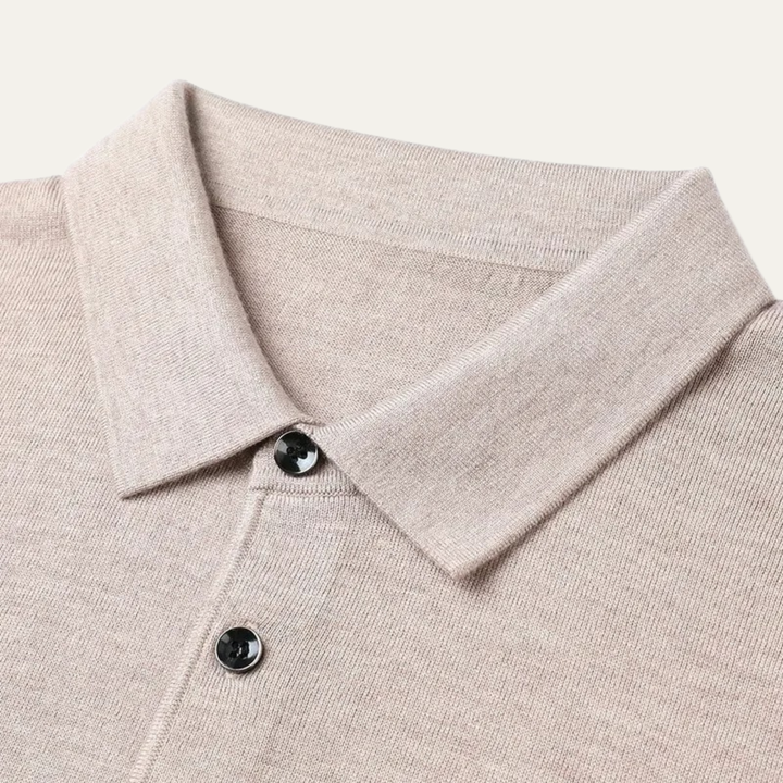 Harrison | Classic Polo Collar Mens Knit Jumper