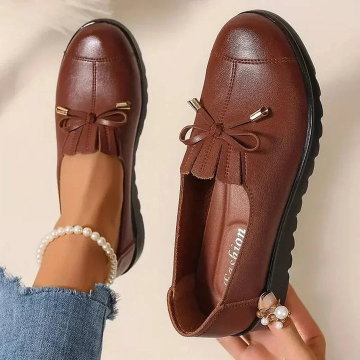 Hazel | Polished Comfort Moccasin Slip-On Slippers