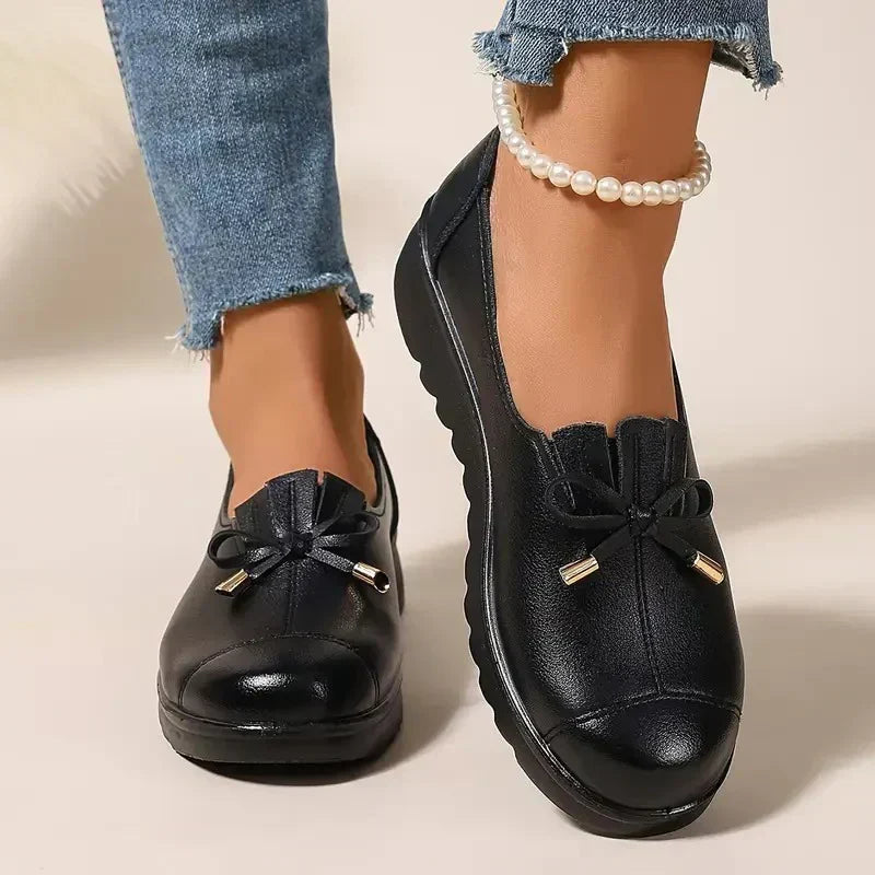 Hazel | Polished Comfort Moccasin Slip-On Slippers