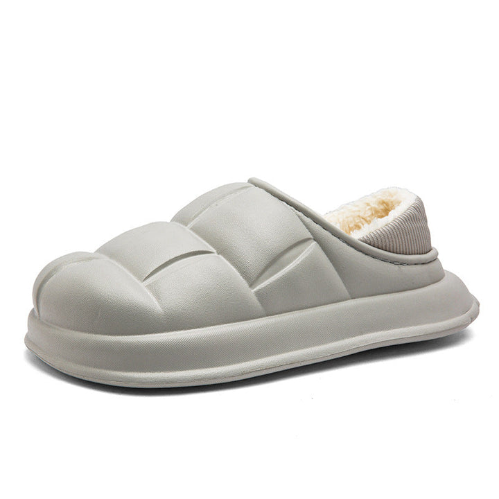 Hazel | Stylish Fur Lined Platform Slippers