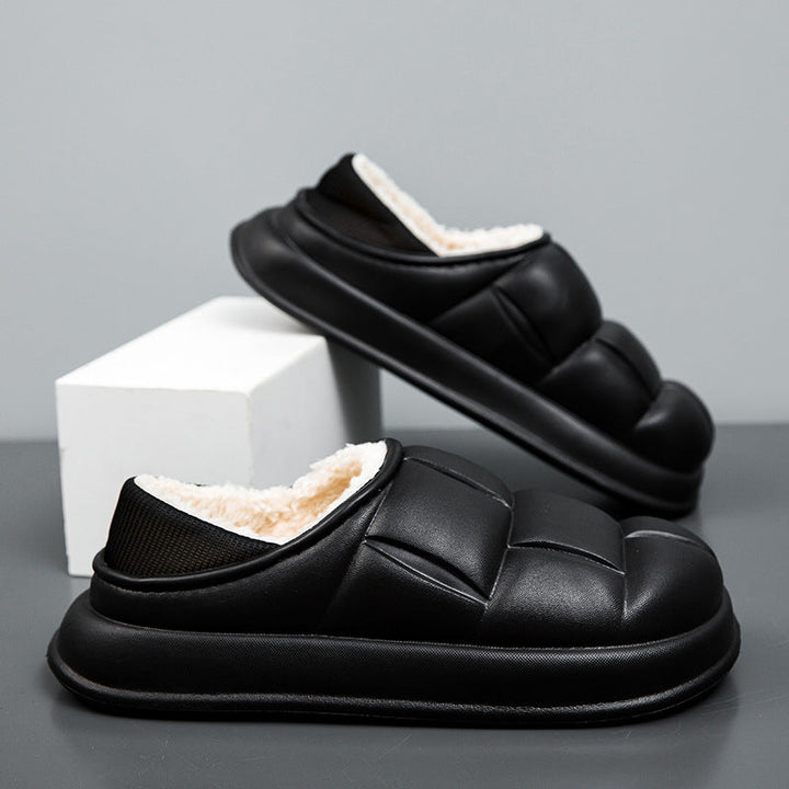 Hazel | Stylish Fur Lined Platform Slippers