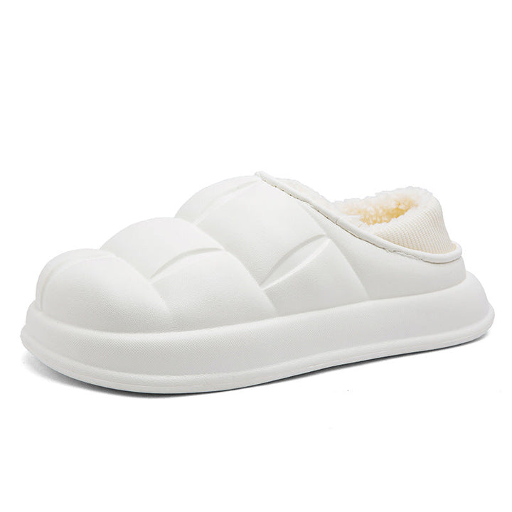 Hazel | Stylish Fur Lined Platform Slippers