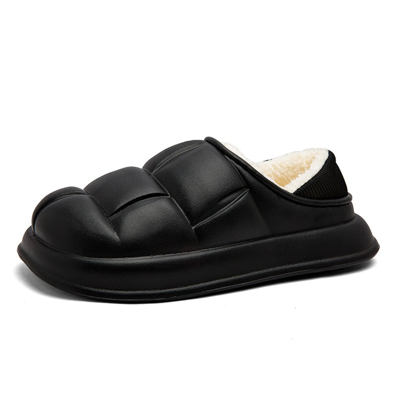 Hazel | Stylish Fur Lined Platform Slippers