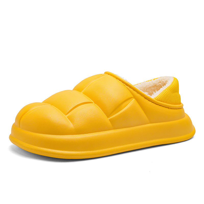 Hazel | Stylish Fur Lined Platform Slippers