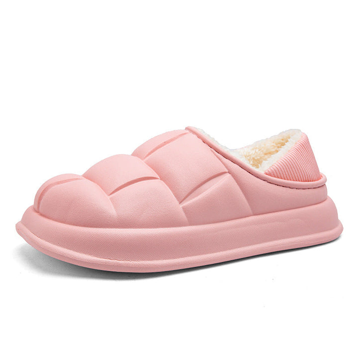 Hazel | Stylish Fur Lined Platform Slippers