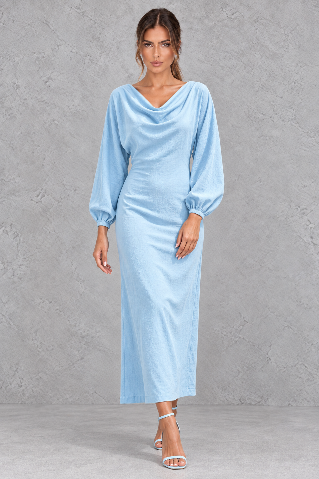 Hazel | Timeless Cowl Neck Jumper Dress