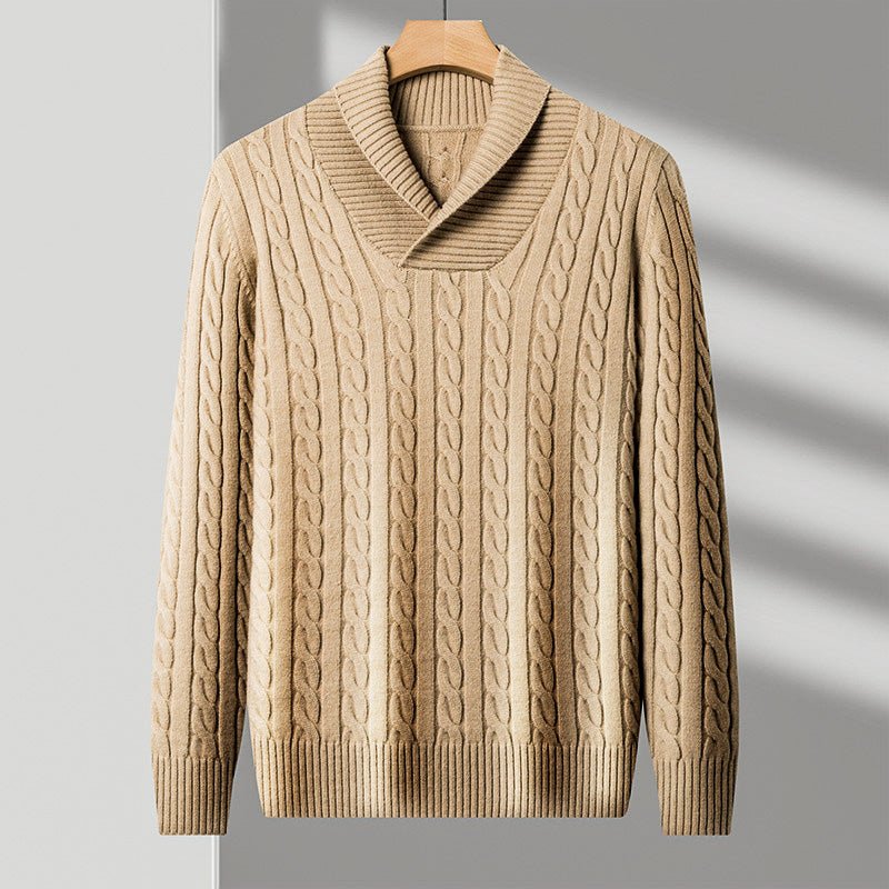 Hugo | Shawl Collar Mens Knit Jumper