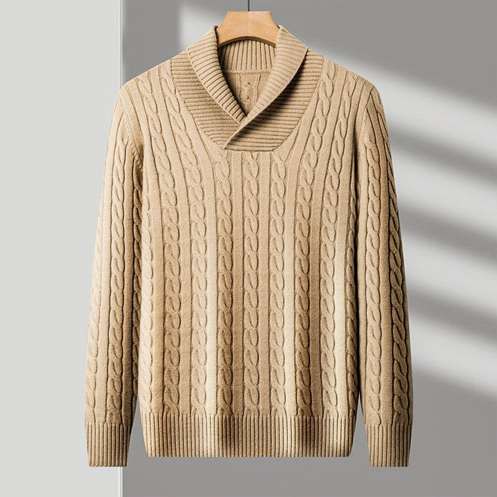 Hugo | Shawl Collar Mens Knit Jumper