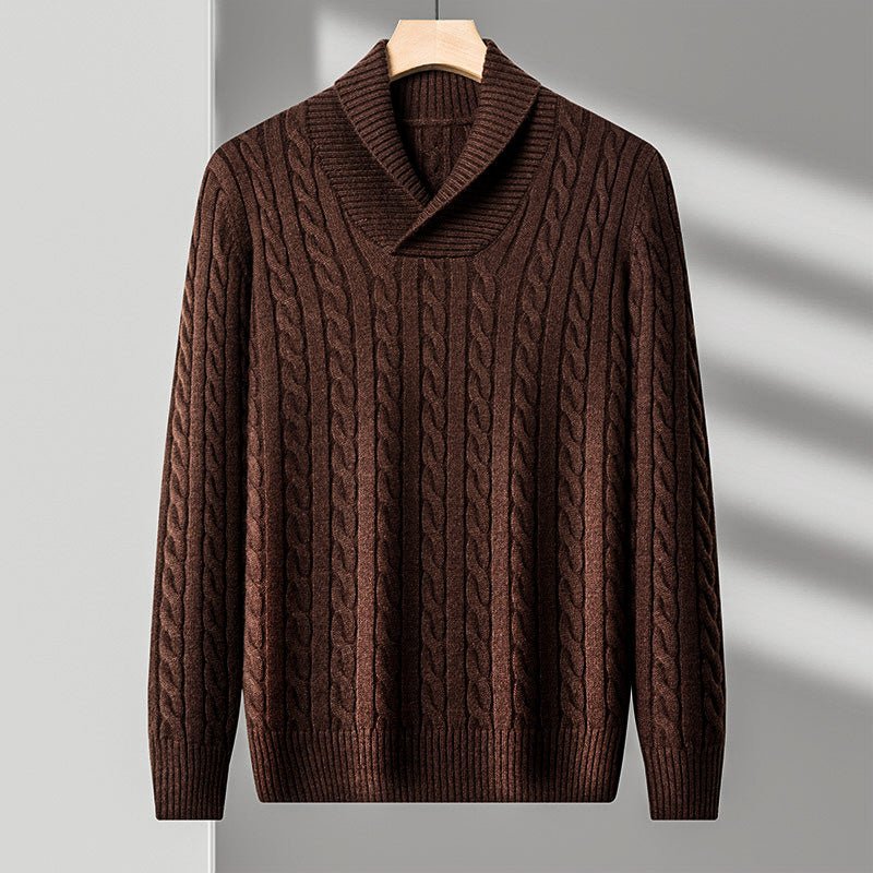 Hugo | Shawl Collar Mens Knit Jumper