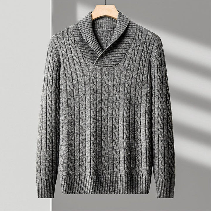 Hugo | Shawl Collar Mens Knit Jumper