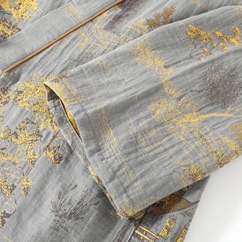 Isabelle | Effortless Printed Kimono Ladies Dressing Gowns