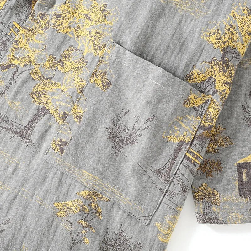 Isabelle | Effortless Printed Kimono Ladies Dressing Gowns