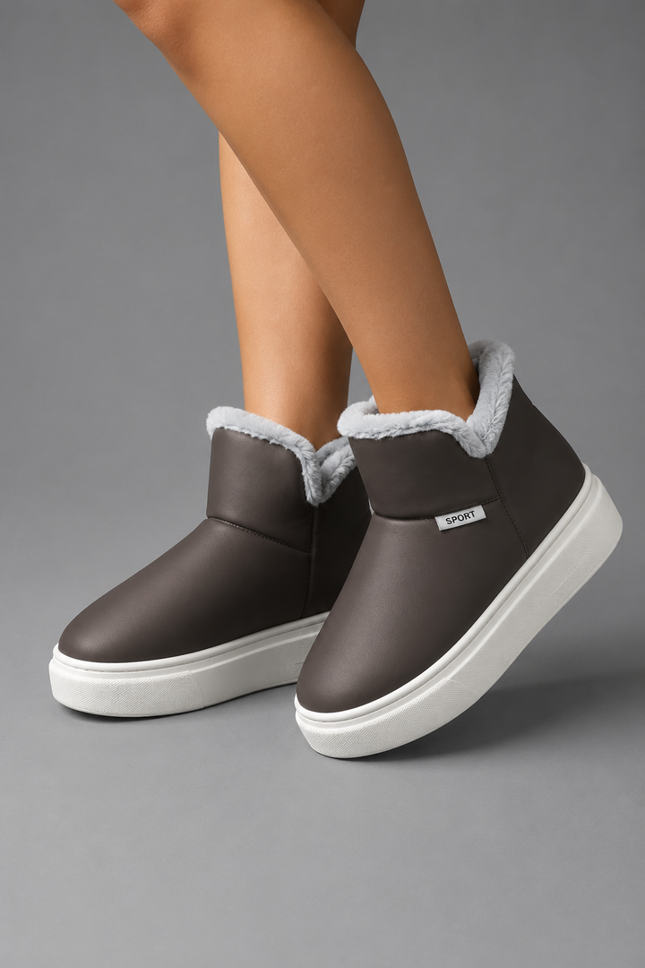 Isla | Stylish Fur-Lined Snow Boots Women Ankle Boots