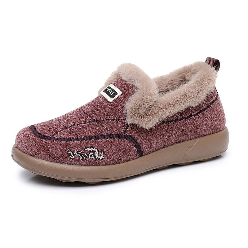 Ivy | Timeless Fleece Lined Fur Trim Slippers