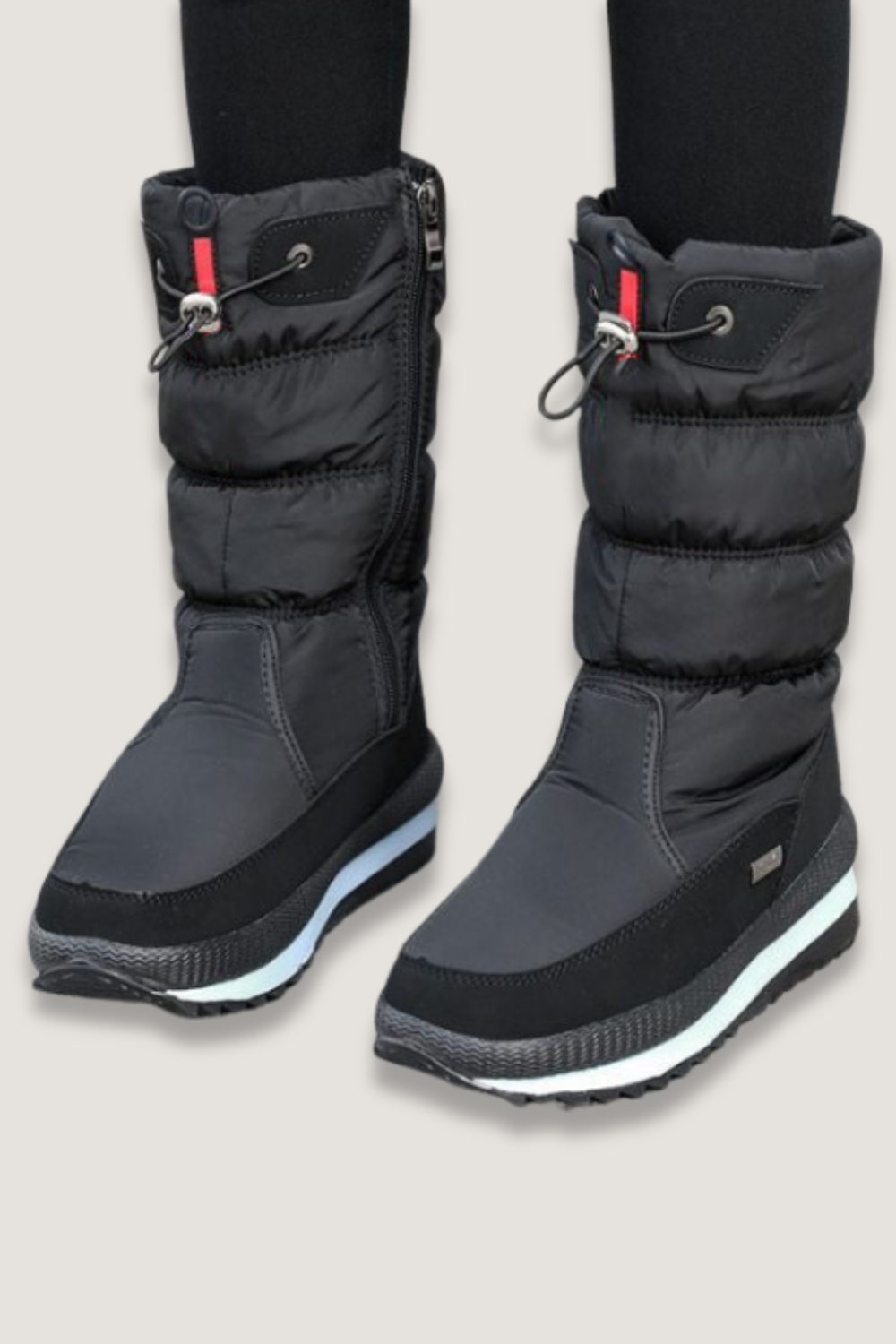 Layla | Relaxed Waterproof Quilted Knee-High Snow Boots Women