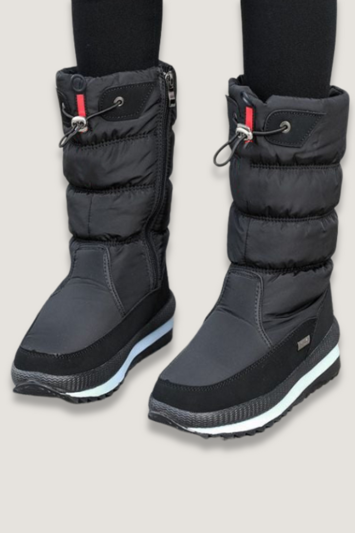 Layla | Relaxed Waterproof Quilted Knee-High Snow Boots Women