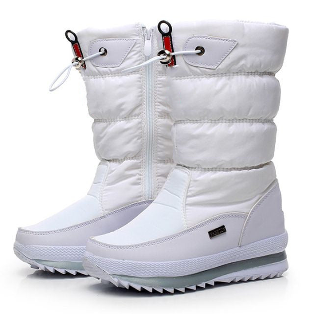 Layla | Relaxed Waterproof Quilted Knee-High Snow Boots Women