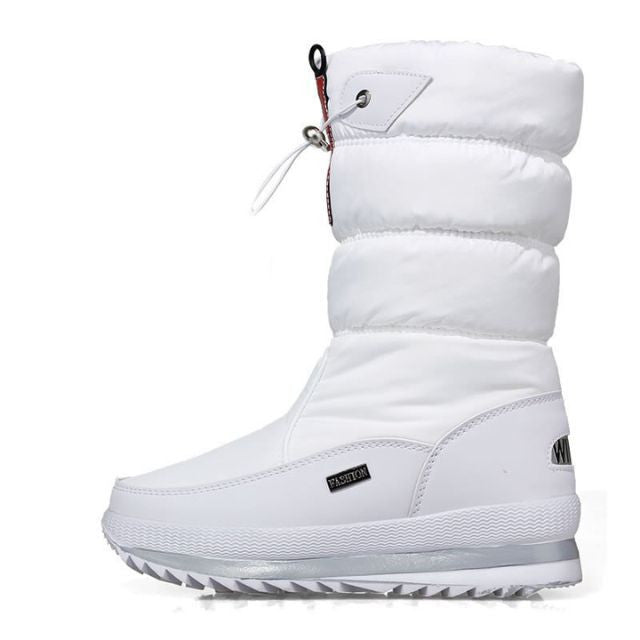 Layla | Relaxed Waterproof Quilted Knee-High Snow Boots Women