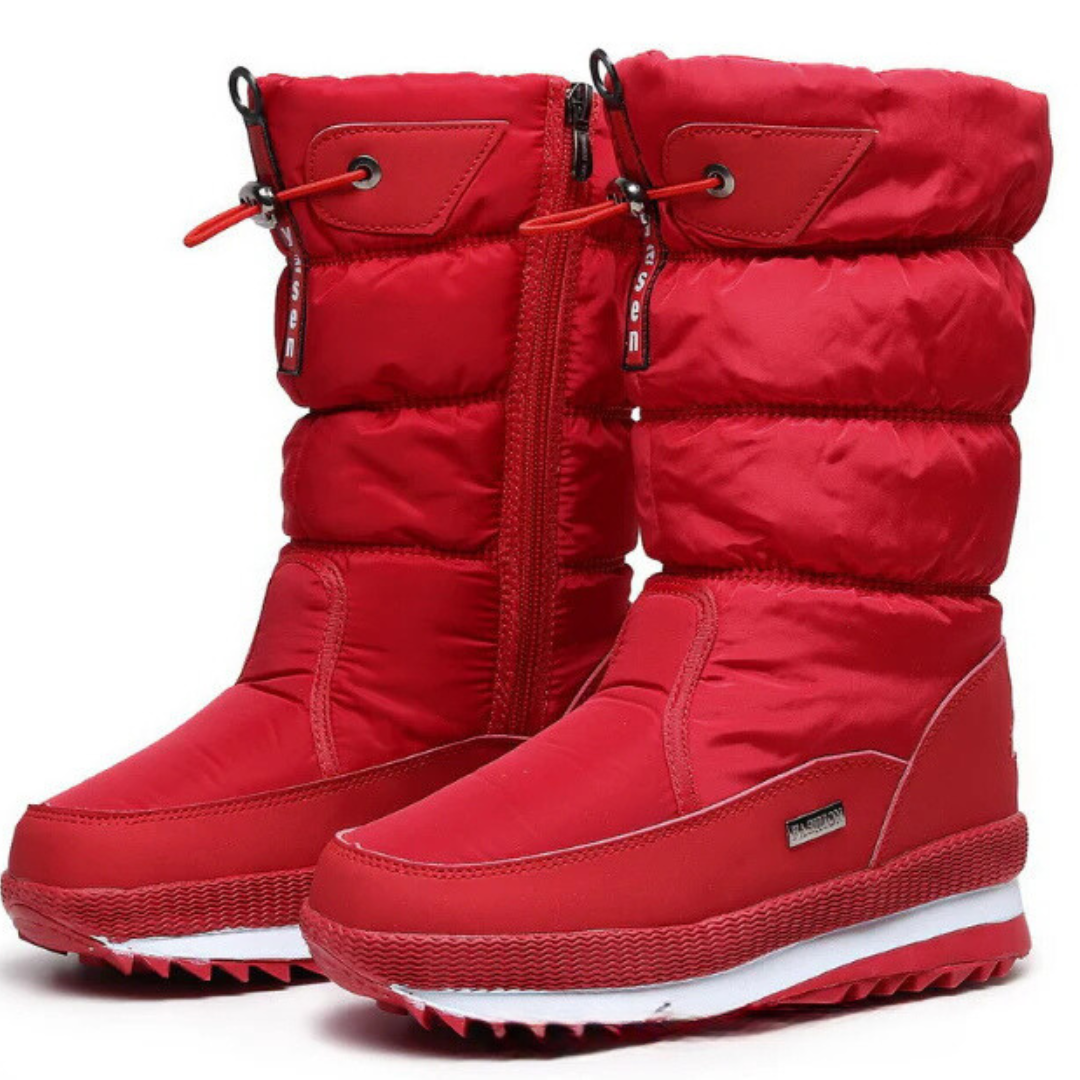 Layla | Relaxed Waterproof Quilted Knee-High Snow Boots Women