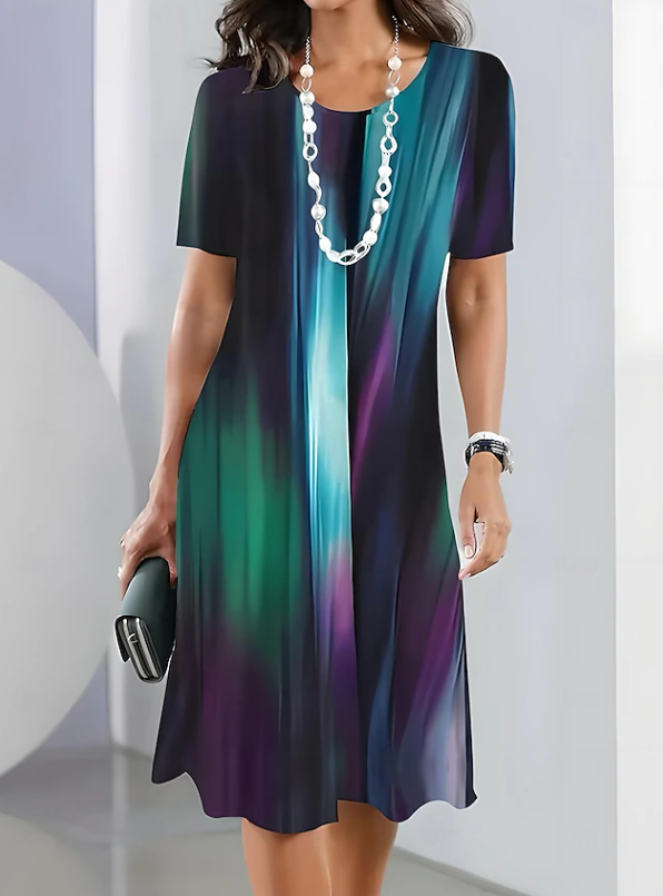 Layla | Timeless Ombre Midi Christmas Party Dress