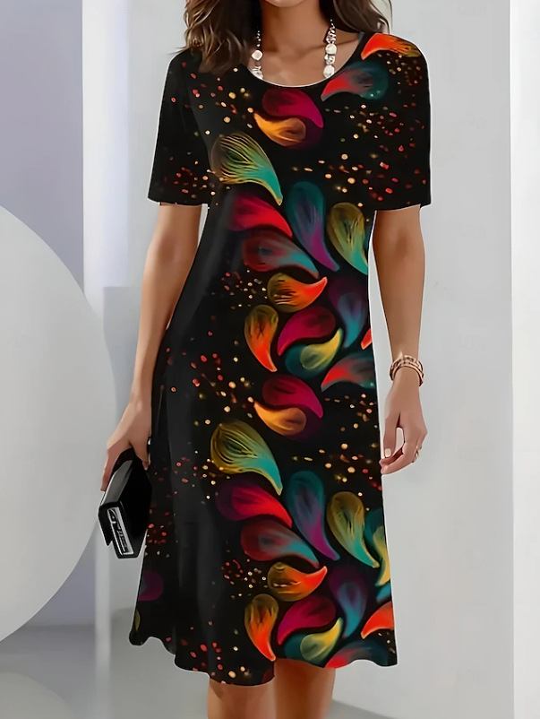 Layla | Timeless Ombre Midi Christmas Party Dress
