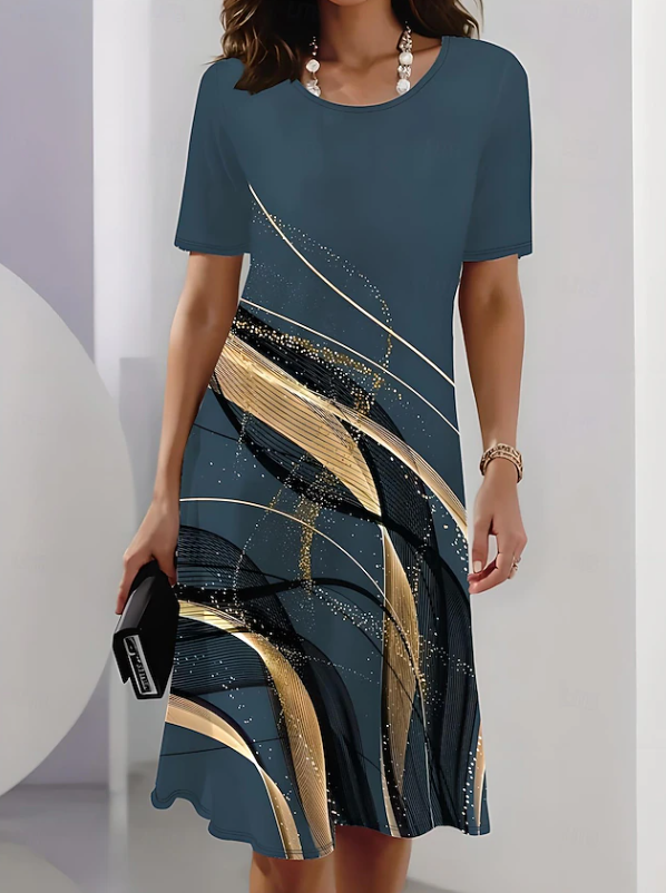 Layla | Timeless Ombre Midi Christmas Party Dress