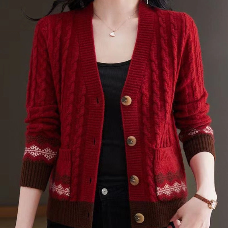 Lola | Effortless Cable Knit Christmas Jumper for Women