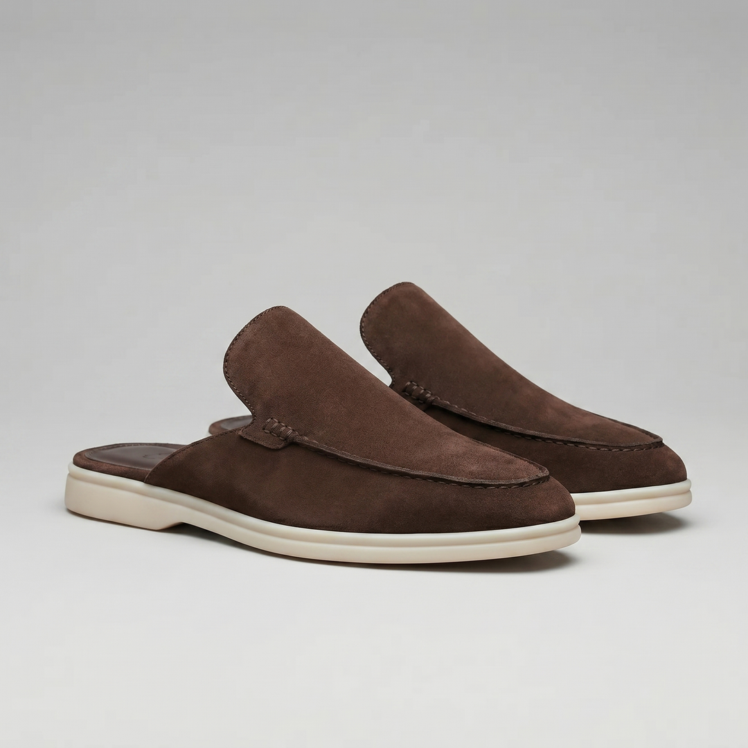 Luca | Chic Backless Loafer Slippers