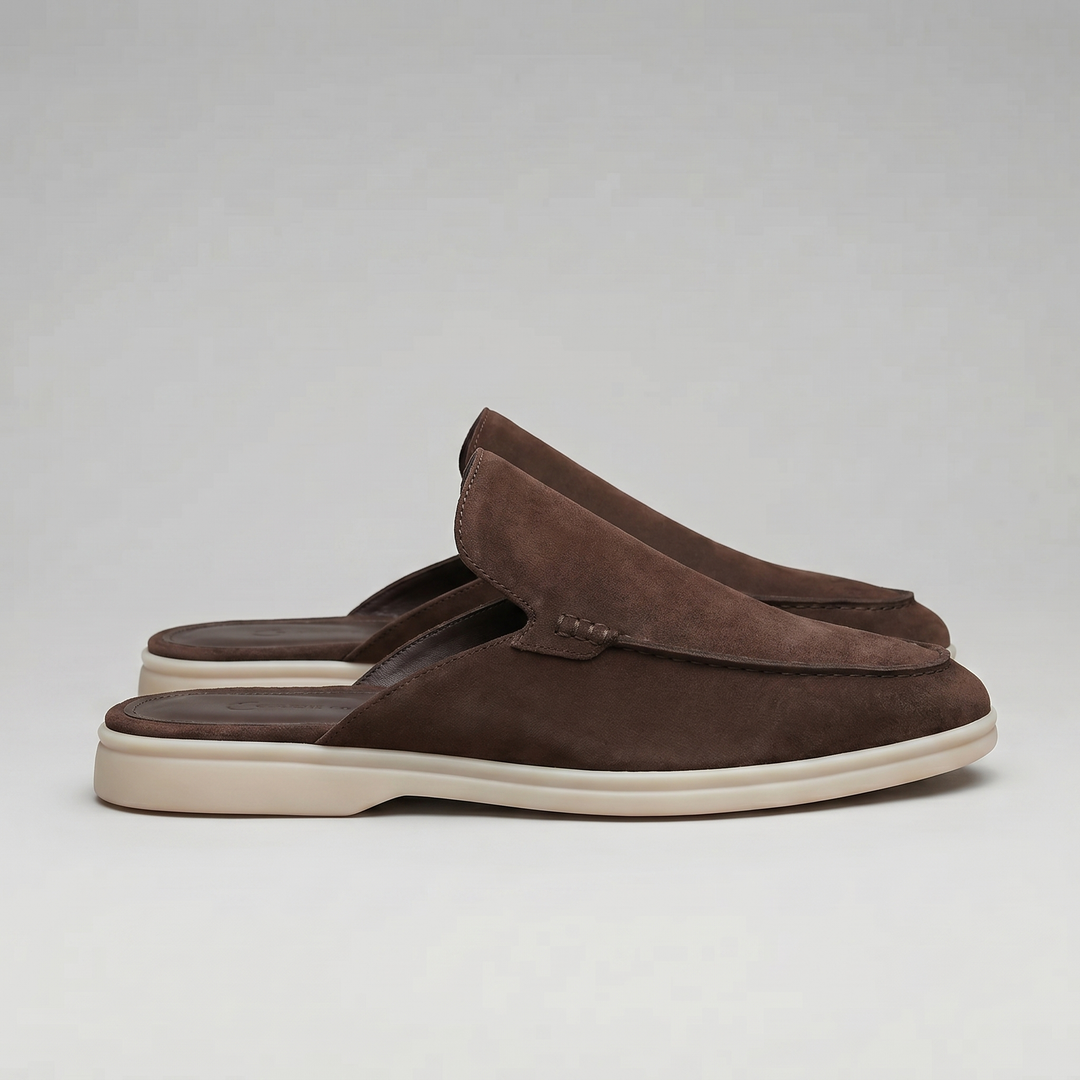 Luca | Chic Backless Loafer Slippers