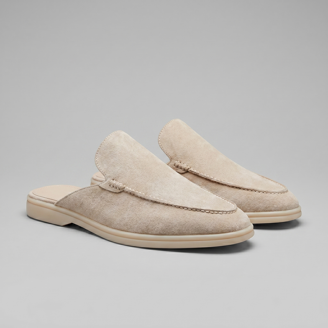 Luca | Chic Backless Loafer Slippers