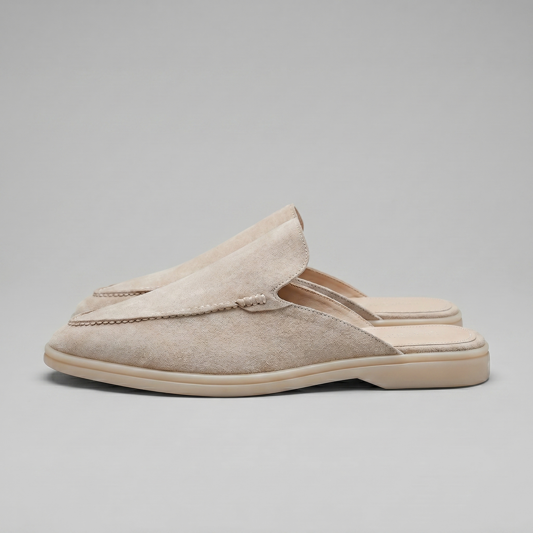 Luca | Chic Backless Loafer Slippers