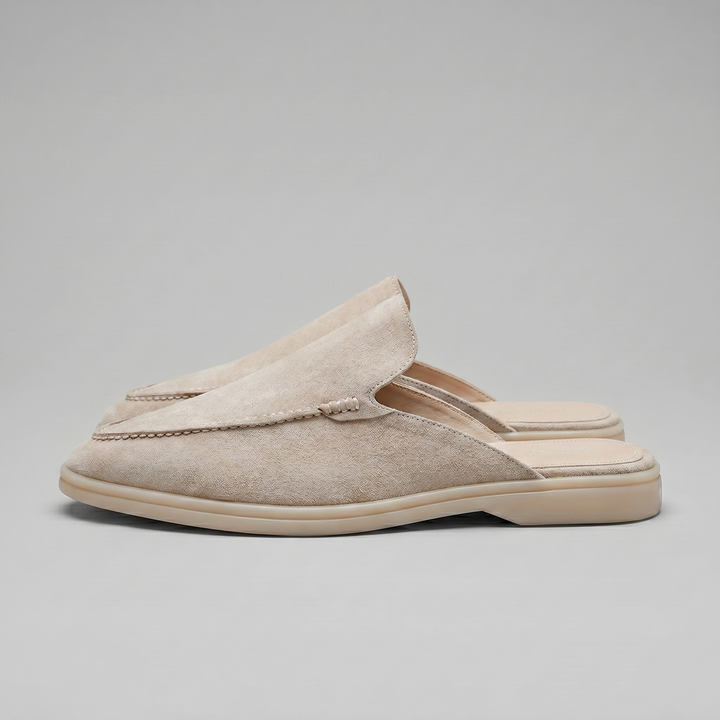Luca | Chic Backless Loafer Slippers