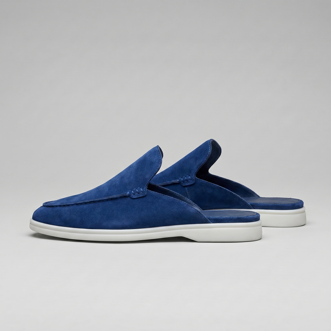 Luca | Chic Backless Loafer Slippers
