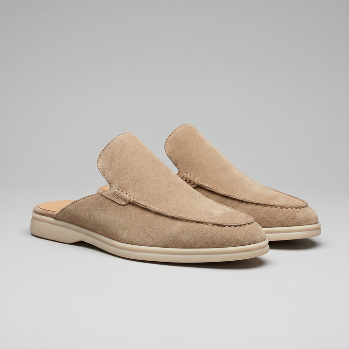 Luca | Chic Backless Loafer Slippers