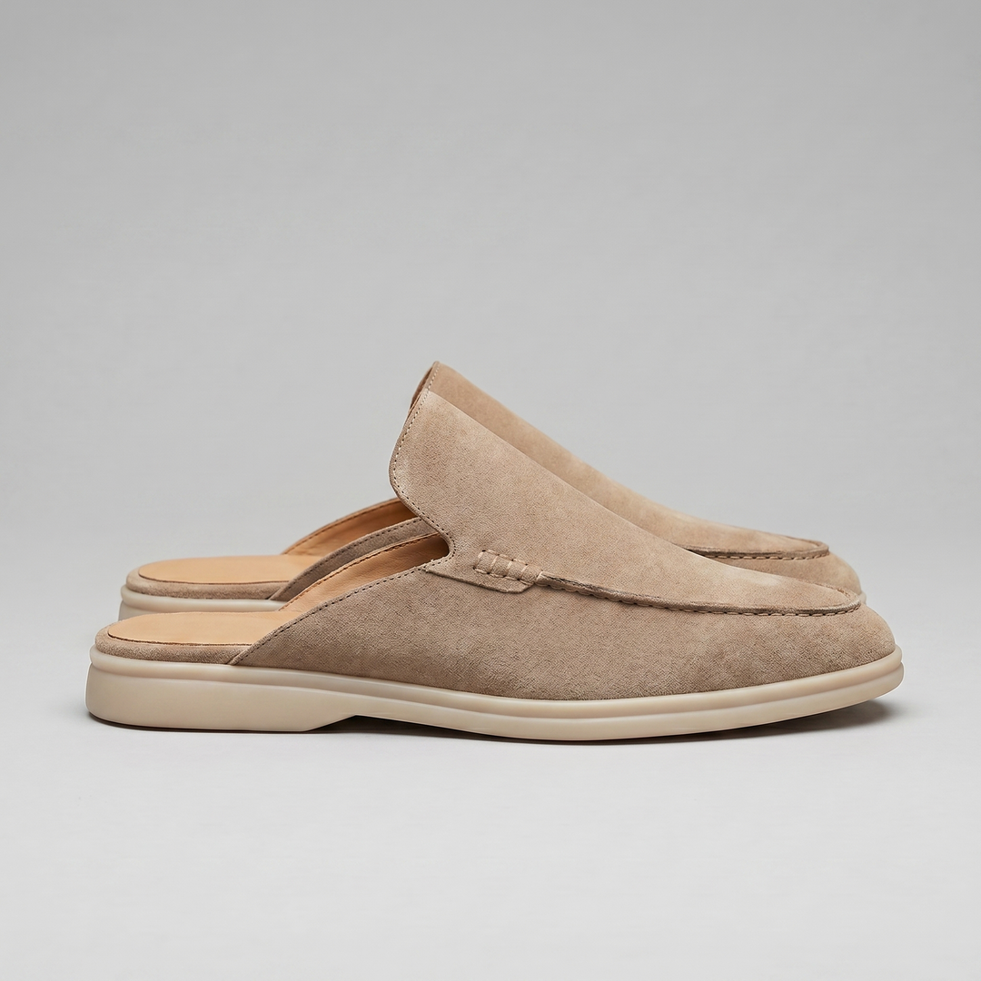Luca | Chic Backless Loafer Slippers