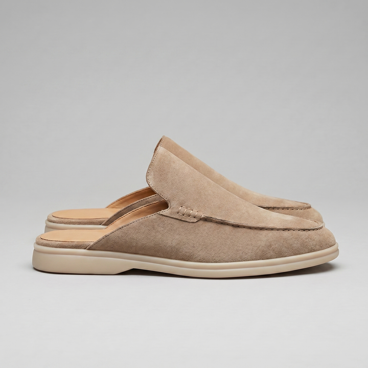 Luca | Chic Backless Loafer Slippers