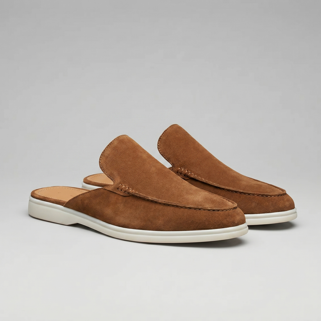 Luca | Chic Backless Loafer Slippers