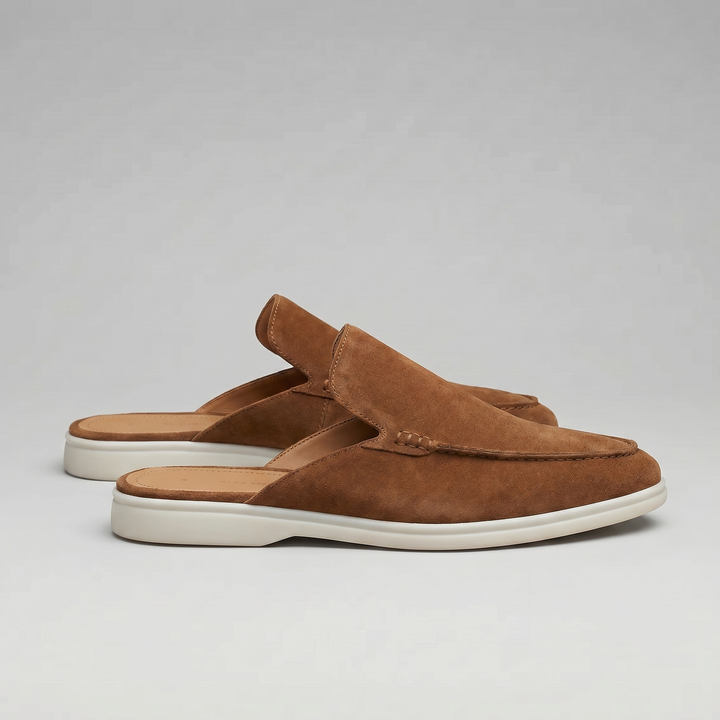 Luca | Chic Backless Loafer Slippers