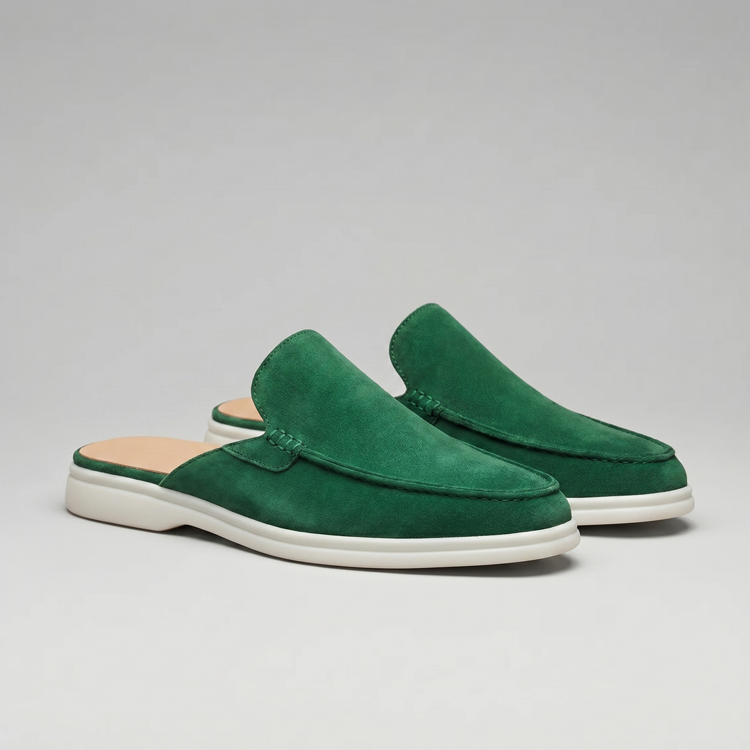 Luca | Chic Backless Loafer Slippers