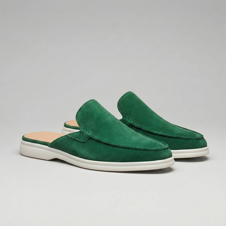 Luca | Chic Backless Loafer Slippers